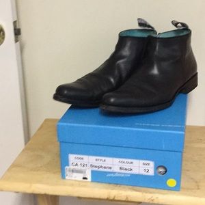 John Fluevog size 12 black Stephane